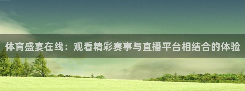 体育盛宴在线：观看精彩赛事与直播平台相结合的体验